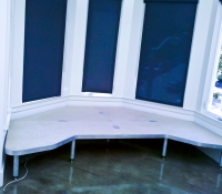 custom bay window seat by hero design